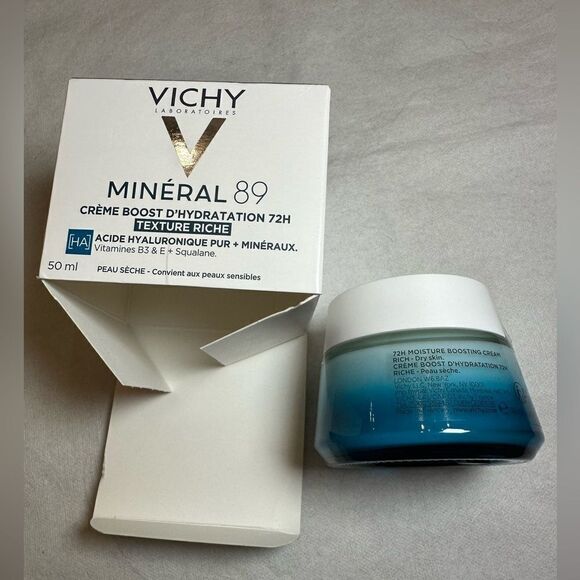 Vichy Mineral 89 Cream, 72H Moisture Boosting Cream 50ml/1.69oz - Picture 3 of 6